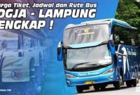 Tiket bus lampung jogja