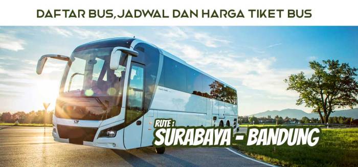 Tiket bus bandung surabaya